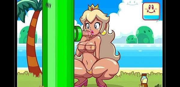  Princess Peach Blowjob - Summer Pipe Work PornHentai Game